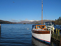 View looking up Windermere towards Ambleside